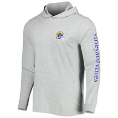 Vineyard Vines Local Long Sleeve Hoodie T-Shirt - Los Angeles Rams