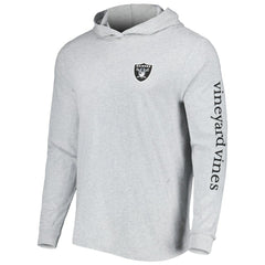 Vineyard Vines Local Long Sleeve Hoodie T-Shirt - Las Vegas Raiders