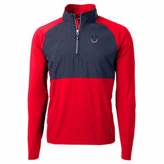 Cutter & Buck Adapt Eco Knit Hybrid Recycled Quarter-Zip Pullover Top - Indianapolis Colts