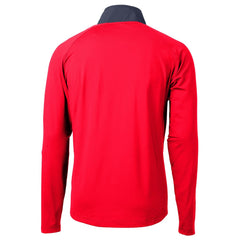 Cutter & Buck Adapt Eco Knit Hybrid Recycled Quarter-Zip Pullover Top - Houston Texans