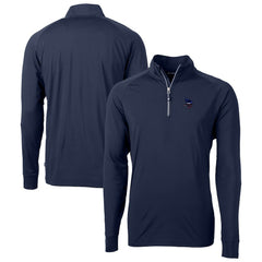 Cutter & Buck Team Adapt Eco Knit Hybrid Recycled Quarter-Zip Pullover Top - Minnesota Vikings