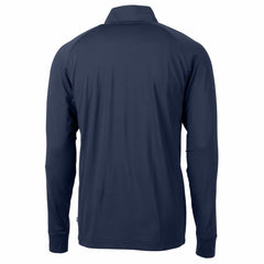 Cutter & Buck Big & Tall Adapt Eco Knit Stretch Recycled Quarter-Zip Pullover Top - Detroit Lions