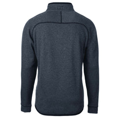 Cutter & Buck Big & Tall Mainsail Sweater Knit Half-Zip Pullover Jacket - Detroit Lions
