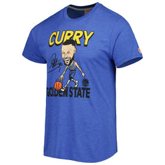 NBA Stephen Curry Golden State Warriors Homage Player Caricature Tri-Blend T-Shirt sale