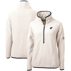 Cutter & Buck Women's Americana Cascade Eco Sherpa Fleece Half-Zip Pullover Jacket - Arizona Cardinals