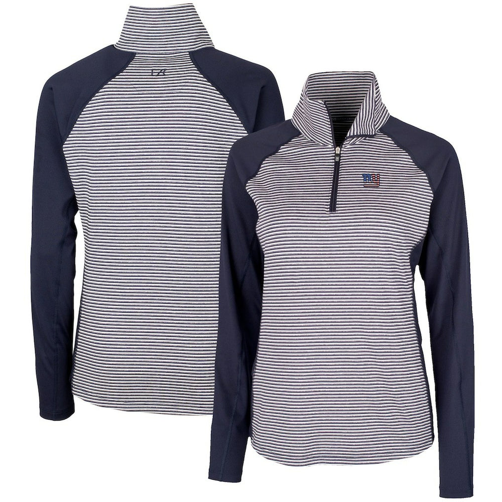 Cutter & Buck Women's Forge Tonal Half-Zip Top - New York Giants