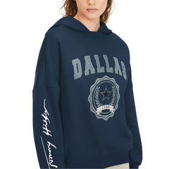 Tommy Hilfiger Women's Becca Dropped Shoulders Pullover Hoodie - Dallas Cowboys
