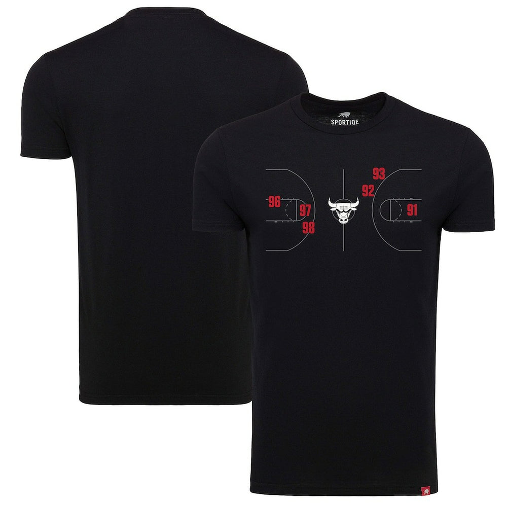 NBA Chicago Bulls Sportiqe Unisex 1966 Collection Comfy Tri-Blend T-Shirt sale