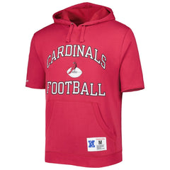 Washed Short Sleeve Pullover Hoodie - Arizona Cardinals
