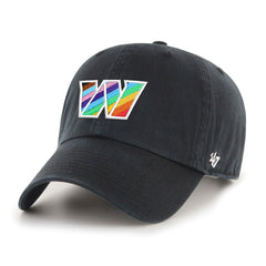 '47 Logo Pride Clean Up Adjustable Hat - Washington Commanders