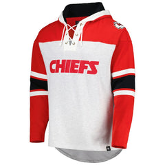 '47 Gridiron Lace-Up Pullover Hoodie - Kansas City Chiefs