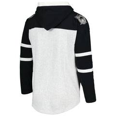 '47 Historic Logo Gridiron Lace-Up Pullover Hoodie - Las Vegas Raiders