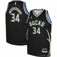 NBA Giannis Antetokounmpo Milwaukee Bucks Jordan Brand Youth Swingman Jersey
