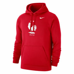 France National Team Club Primary Pullover Hoodie - Nike Red