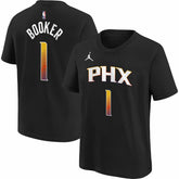NBA Devin Booker Phoenix Suns Jordan Brand Youth Statement Edition Name & Number Player T-Shirt