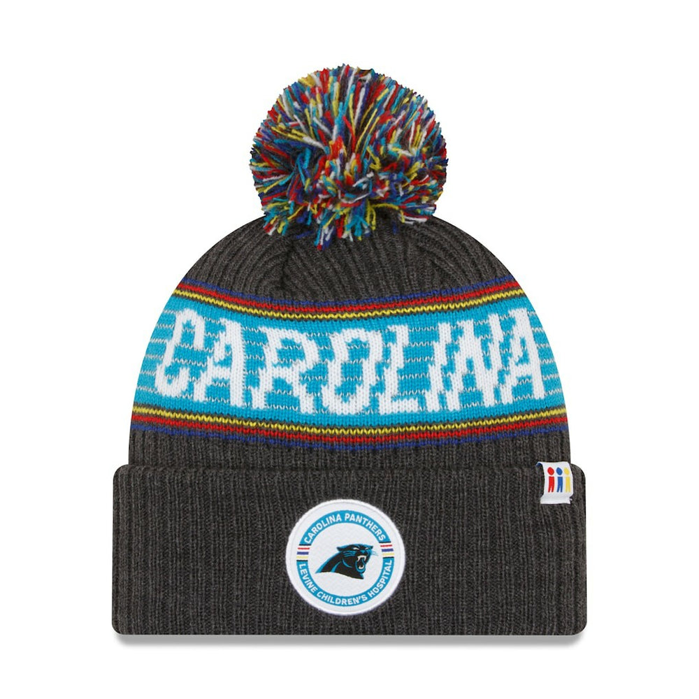 2022 Greg Olsen x Atrium Health Levine Children's Hospital Pom Knit Hat - Carolina Panthers