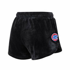 MLB Chicago Cubs Pro Standard Women's Classic Velour Lounge Shorts