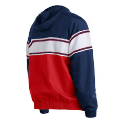 MLB Boston Red Sox New Era Ripstop Raglan Quarter-Zip Hoodie