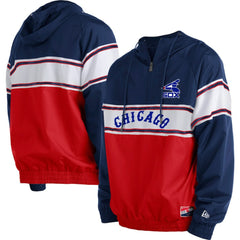 MLB Chicago White Sox New Era Ripstop Raglan Quarter-Zip Hoodie