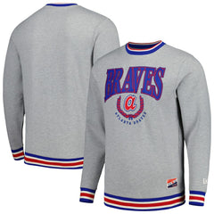 MLB Atlanta Braves New Era Throwback Classic Pullover Sweatshirt