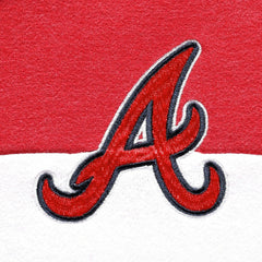 MLB Atlanta Braves New Era Women's Colorblock Full-Zip Hoodie Jacket