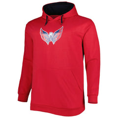 NHL Red Washington Capitals Big & Tall Fleece Pullover Hoodie