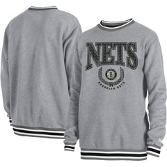 NBA Brooklyn Nets Unisex Vintage Throwback Crew Sweatshirt
