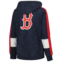 MLB Boston Red Sox New Era Women's Colorblock Full-Zip Hoodie