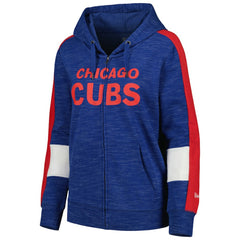 MLB Chicago Cubs New Era Women's Colorblock Full-Zip Hoodie