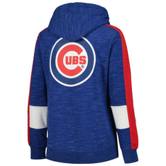 MLB Chicago Cubs New Era Women's Colorblock Full-Zip Hoodie