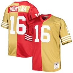 Joe Montana Big & Tall Split Legacy Retired Player Replica Jersey - San Francisco 49ers