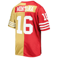 Joe Montana Big & Tall Split Legacy Retired Player Replica Jersey - San Francisco 49ers