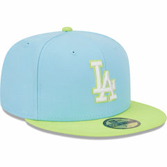 MLB Los Angeles Dodgers New Era Spring Color Two-Tone 59FIFTY Fitted Hat