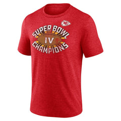 Hometown Old-Fashioned Super Bowl IV s Tri-Blend T-Shirt - Kansas City Chiefs