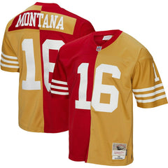 Joe Montana 1990 Split Legacy Replica Jersey - San Francisco 49ers