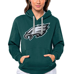 Antigua Women's Victory Logo Pullover Hoodie - Philadelphia Eagles