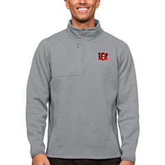 Antigua Course Quarter-Zip Pullover Top - Cincinnati Bengals