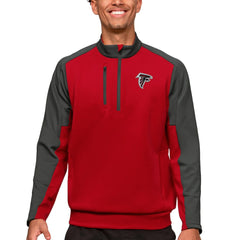 Antigua Team Quarter-Zip Pullover Top - Atlanta Falcons