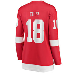 NHL Red Andrew Copp Detroit Red Wings Fanatics Women's Home Breakaway Player Jersey