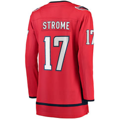 NHL Red Dylan Strome Washington Capitals Fanatics Women's Home Breakaway Player Jersey