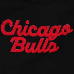 NBA Chicago Bulls Sportiqe Women's Leona Ava Fleece Tri-Blend Pullover Hoodie