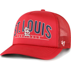 MLB St. Louis Cardinals '47 Backhaul Foam Trucker Snapback Hat