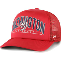MLB Washington Nationals '47 Backhaul Foam Trucker Snapback Hat