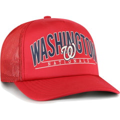 MLB Washington Nationals '47 Backhaul Foam Trucker Snapback Hat