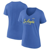 Women's Shine Time V-Neck T-Shirt - Los Angeles Chargers