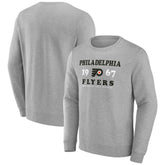 NHL Heather Charcoal Philadelphia Flyers Fanatics Fierce Competitor Pullover Sweatshirt