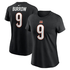 Joe Burrow Women's Player Name & Number T-Shirt - Cincinnati Bengals