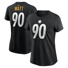 T.J. Watt Women's Player Name & Number T-Shirt - Pittsburgh Steelers