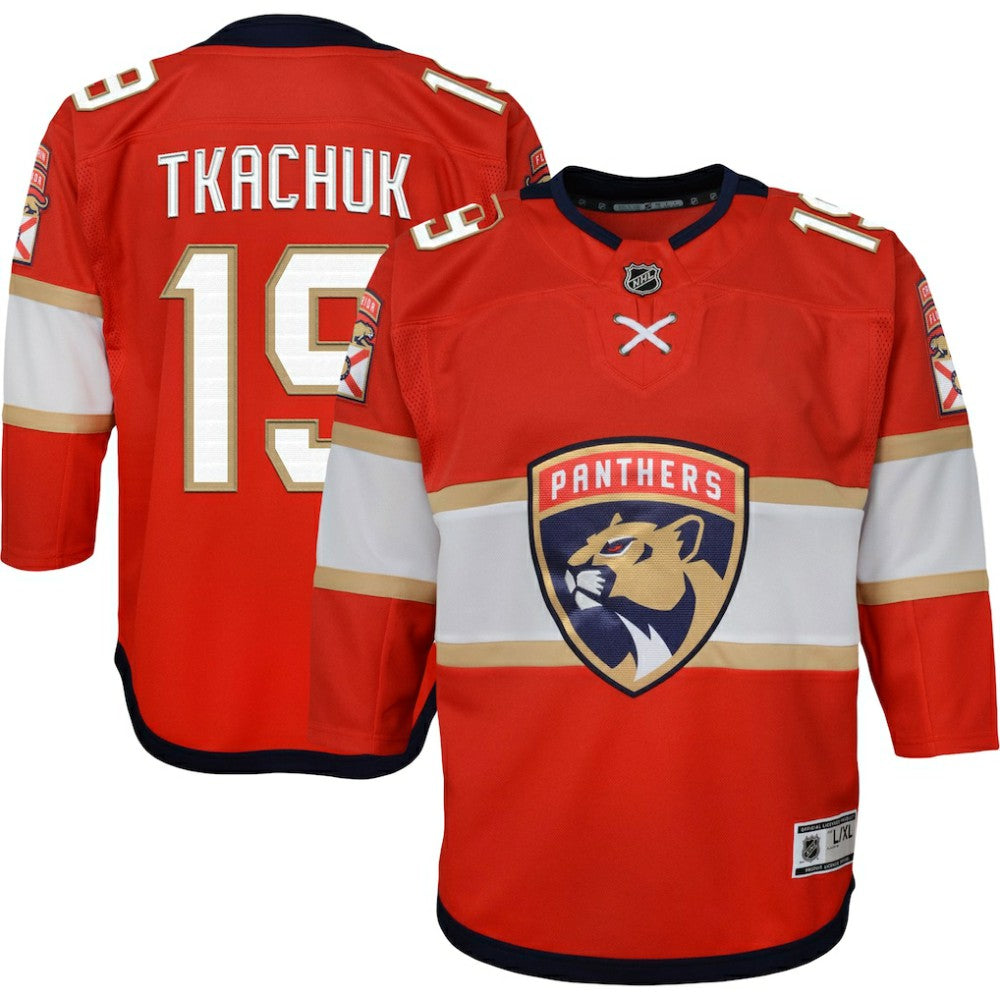 NHL Red Matthew Tkachuk Florida Panthers Youth Home Premier Player Jersey