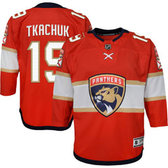 NHL Red Matthew Tkachuk Florida Panthers Youth Home Premier Player Jersey